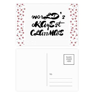 Imagem de World's Okayest Class smate estação de formatura Natal Natal comemoração cartão postal bênção cartão postal