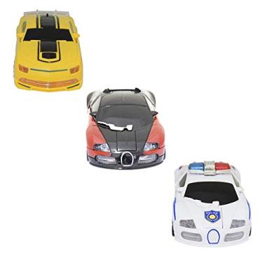 Imagem de Carro Que Vira Robô - BBR TOYS (PRETO COM VERMELHO)