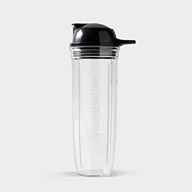 Imagem de NutriBullet Copo de 947 ml com tampa para viagem, transparente/preto