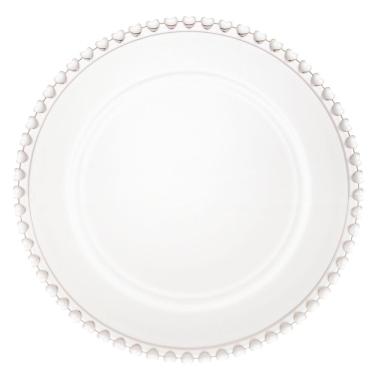 Imagem de Sousplat de Cristal Coração Transparente 32cm Lyor