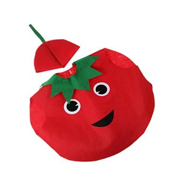 Imagem de Vestido de Festa Infantil em Tecido Leve, Tomate