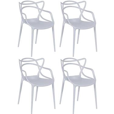 Imagem de Kit 4 Cadeiras Allegra - Cinza