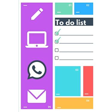 Imagem de To Do List: Carnet de listes - planning des tâches et notes quotidiennes - 100 pages format 15.24 x 22.86 cm