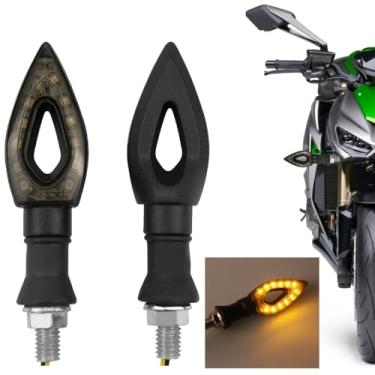 Imagem de Piscas Seta De Moto Led Flecha Fume Esportiva Universal Pisca Para Twister 250 Cg Titan 160 150 125 Fazer Cb Xre 300