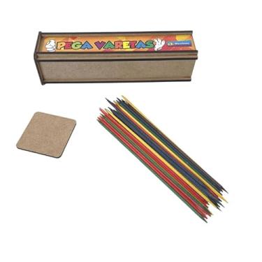 Imagem de PEGA VARETAS 25 PEÇAS + CAIXA DE MADEIRA