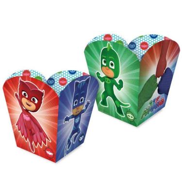 Imagem de Cachepot PJ Masks Com 08 Unidades Grande