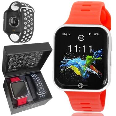 Imagem de Relógio Champion Digital Smartwatch Vermelho 1 Ano Garantia