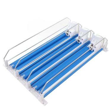 Imagem de Prateleira Automática do Empurrador da Bebida, Prateleira Multifuncional da Bebida do Empurrador da Bebida para o Supermercado (Azul)