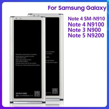 Imagem de Bateria do telefone para Samsung Galaxy Note 4  EB-BN910BBU  EB-BN910BBC  EB-BN910BBE  N910C  N9100