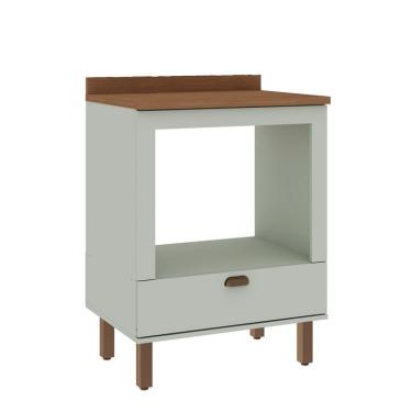 Imagem de Balcão para Forno Iluminata 1 Gaveta Verde Mint