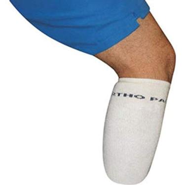 Imagem de Meia Universal com Gel para Amputação Transtibial, Ortho Pauher, Branco, Médio