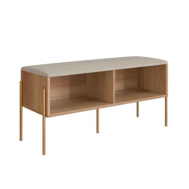Imagem de banco sapateira oslo hanover e dourado