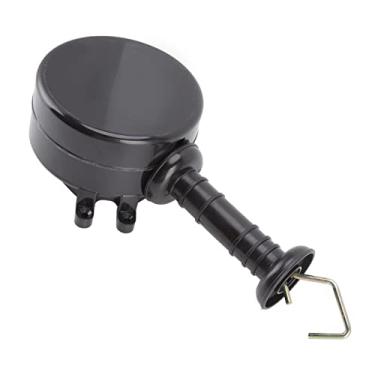 Imagem de Maçaneta elétrica isolada para portão de cerca, corda energizante de 5 m, acessório de porta eletrônico retrátil para jardins e pecuária