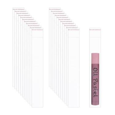 Imagem de Sacos de celofane longos resseláveis 3,5 x 15,2 cm, 500 peças, sacos de violoncelo adesivos transparentes, pretzel Rod OPP, sacos de plástico para escova de dentes, lápis, colar, doces, artesanato,