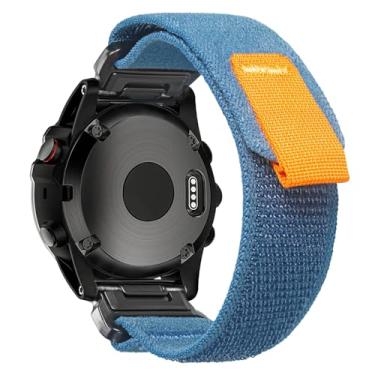 Imagem de Pulseira esportiva masculina compatível com Garmin, Trail Loop, Nylon para trilha/Forerunner/Approach/MARQ/quatix/D2 Series