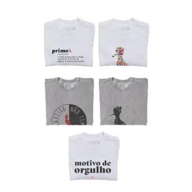 Imagem de Kit 5 Camisetas Estampadas Reserva Mini-Masculino