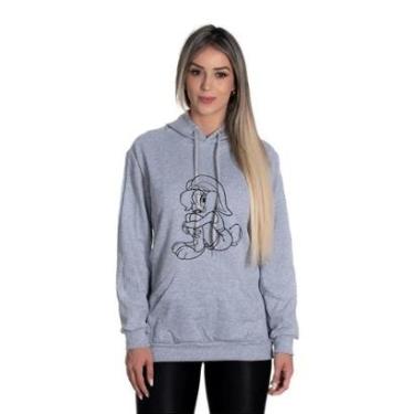 Imagem de Moletom Feminino Looney Tunes Desenho em Algodão-Feminino