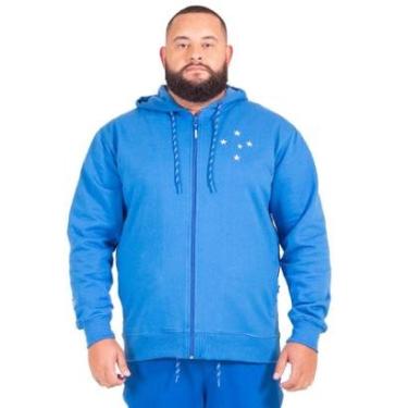 Imagem de Moletom Canguru Cruzeiro Oficial Raposa Plus Size Masculino-Masculino