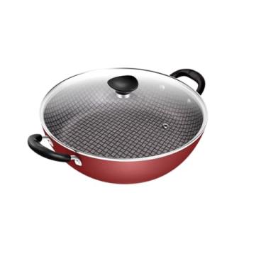 Imagem de Frigideira Wok Patolux 28cm Antiaderente Vermelho
