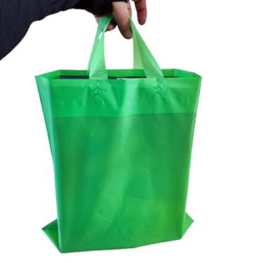 Imagem de Sacolas plásticas modelo alça fita, 15 micras de espessura alta densidade tratadas para impressão