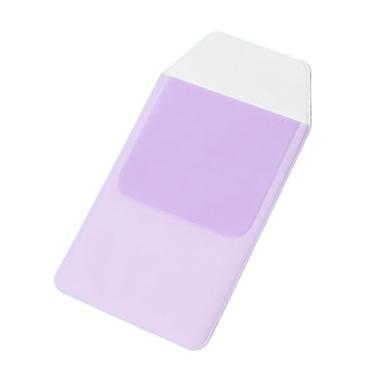 Imagem de menolana Bolsa protetora de bolso para canetas, à prova de vazamento, à prova d'água, multifuncional, bolsa de armazenamento, caneta inserida, para, violeta claro