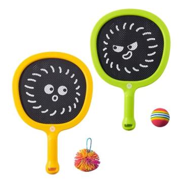 Imagem de harayaa Raquete de tênis mini raquete de tênis e bola conjunto leve crianças raquete de tênis brinquedo raquete de tênis para ginásio indoor