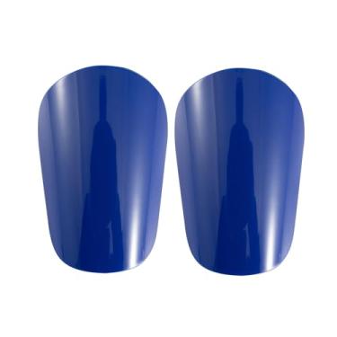 Imagem de Colaxi 1 par mini caneleiras de futebol, equipamento de proteção de futebol pequeno protetor de caneleiras de futebol para homem feminino jogo de futebol, Azul