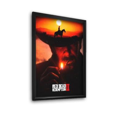 Imagem de Quadro Decorativo Red Dead Redemption 2