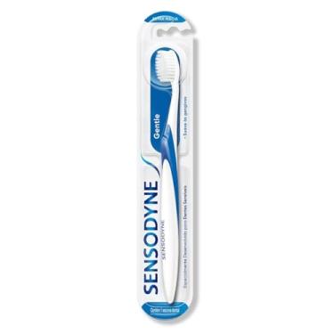 Imagem de Sensodyne Gentle, Escova de Dente Extra Macia para Dentes Sensíveis, Suave às Gengivas e Limpeza Completa