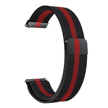 Imagem de Compatível com Galaxy Watch 3 de 45 mm/Samsung Galaxy Watch 46 mm/Gear S3 Frontier/pulseira clássica, pulseira de aço inoxidável de 22 mm de substituição para smartwatch Ticwatch Pro/Samsung Galaxy Watch 46 mm, 22 mm, aço inoxidável