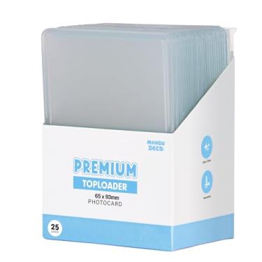 Imagem de Mandu Deco Toploaders para álbuns Kpop Photocards, 6,35 cm x 8,88 cm (pacote com 25)