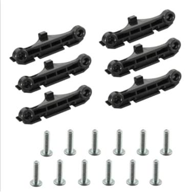 Imagem de SJZBIN Suporte para Ventilador de CPU 3 Pares Pretos, Suporte de Placa para AM4 AMD, Fácil de Instalar