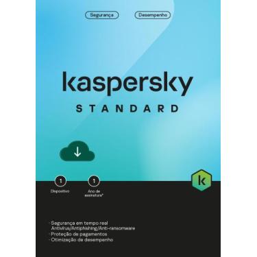 Imagem de Kaspersky Antivírus Standard, 1 dispositivo, 1 ano