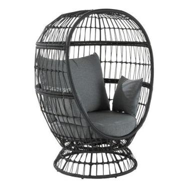 Imagem de Cadeira Oval Para Jardim - Importado - Suporta Até 160 Kg - Nattural I