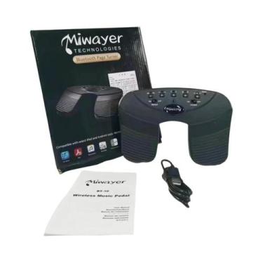 Imagem de Pedal Giratório De Página Sem Fio Recarregável Para Tablets Smartphone