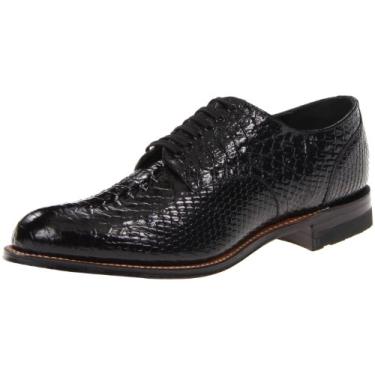 Imagem de Stacy Adams Bota masculina Madison, Pele de cobra preta - 55, 41