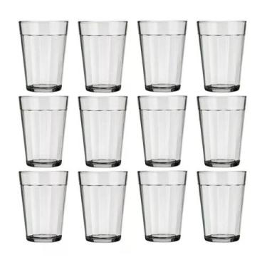 Imagem de Jogo 12 Copos de Vidro Americano Tradicional Nadir Figueiredo 190ml Ce