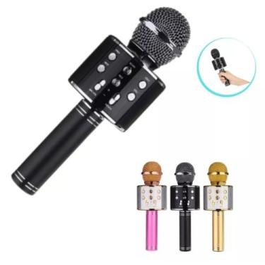Imagem de Microfone bluetooth Rádio Recarregável Karaoke - Kapbom 