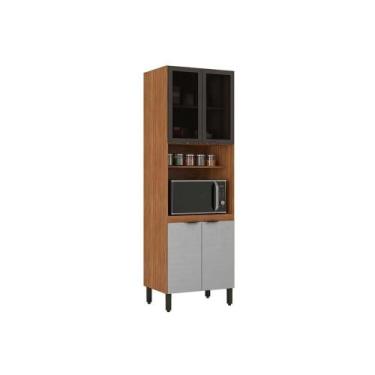 Imagem de Paneleiro de Cozinha Modulado Firenze Torre Quente Forno c/ Prateleira