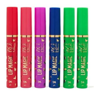 Imagem de Kit c/ 6 Lip Gloss Labial Batom Vovó Mágico 24h Soul Cosméticos