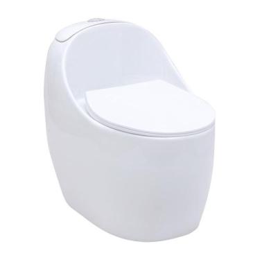 Imagem de Vaso Sanitário Monobloco Caixa Acoplada Privada Aquarela Pingoo.casa -