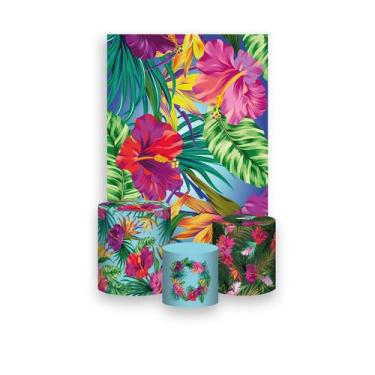 Imagem de Painel De Festa Vertical 1,50 x 2,20 + Trio De Capas Cilindro - Farofa