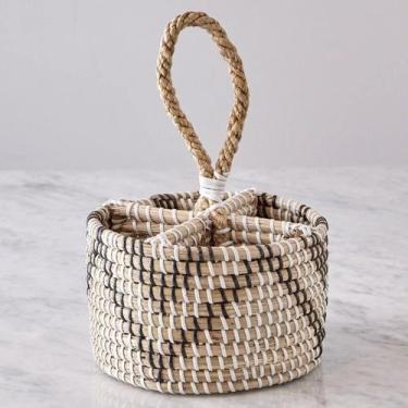 Imagem de Porta Talher e Organizador Seagrass 19X12Cm e Haste Rafimex