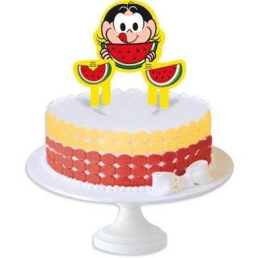Imagem de 3 Topo Decoração de Bolo Festa Magali Turma da Mônica - festcolor