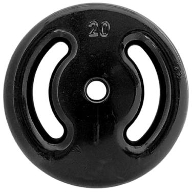 Imagem de Anilha Emborrachada Fitness 20 Kg Preta