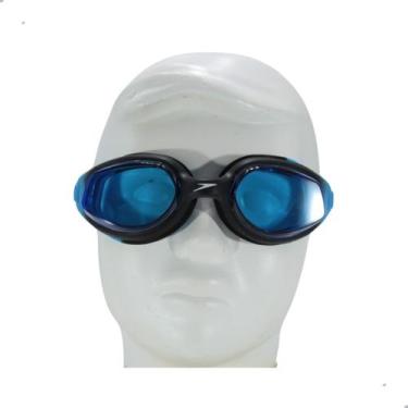 Imagem de Óculos Natação Adulto Speedo Smart Slc-Preto/Azul, Pt, Preto, Azul, UN