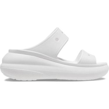 Imagem de Sandália crocs classic crush platform sandal white, White, 40