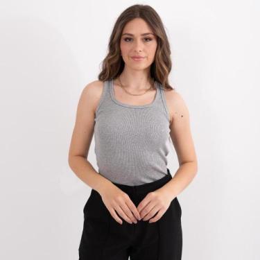 Imagem de Regata Basic Gola U Feminina - SCHOONER, Mescla, GG