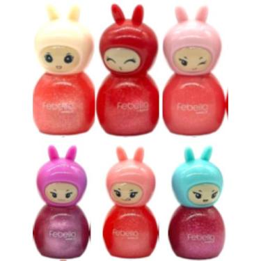 Imagem de Kit Com 6 Lip Gloss Labial Little Princess Infantil - Fabelle