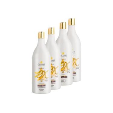 Imagem de Kit Oxidante Profissional 2 Ox de 5 e 2 Ox 20 Água Oxigenada - DYUSAR 